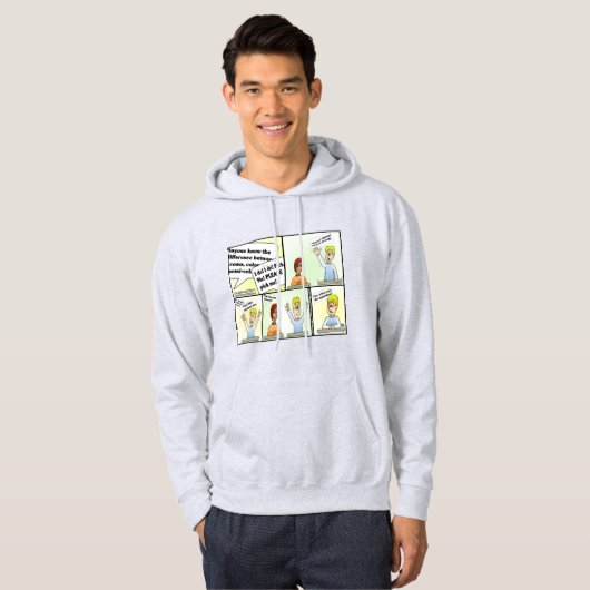 Pick Me Mannen Hoodie (Voorkant volledig)