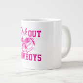 Pick Out Cowboys Rugby Grote Koffiekop (Voorkant rechts)