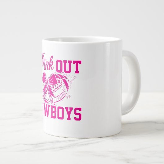 Pick Out Cowboys Rugby Grote Koffiekop (Voorkant rechts)