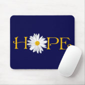 Pick Own Background - Shasta Daisy Hope Mousepad Muismat (Met muis)