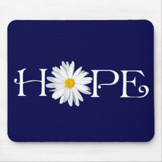 Pick Own Background - Shasta Daisy Hope Mousepad Muismat