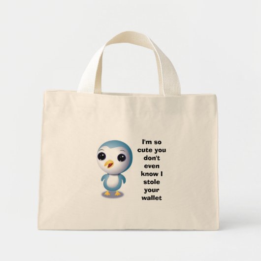 Pick pocketer pinguin tas (Voorkant)