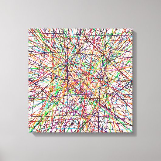 Pick-up Sticks 12 x 12 verpakt canvas Afdruk (Voorkant)