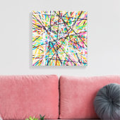 Pick Up Sticks 2 12 x 12 Ingepakt Canvas Afdruk (Insitu (Woonkamer))