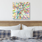 Pick Up Sticks 2 12 x 12 Ingepakt Canvas Afdruk (Insitu (Slaapkamer))