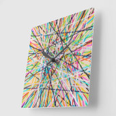 Pick-up Sticks 2 Wandklok (Hoek)