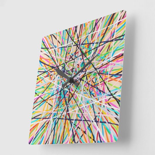 Pick-up Sticks 2 Wandklok (Hoek)