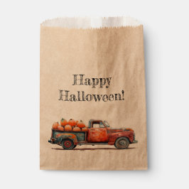 pick-up truck pompoenoogst bedankzakje