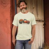  pick-up truck pompoenoogst t-shirt