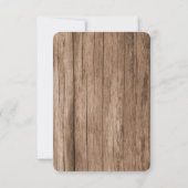 pick-up truck rustieke Waterverf bruiloft Save The Date (Achterkant)