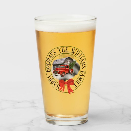 Pick-up vrachtwagen met boomglas Tumbler (Voorkant gevuld)