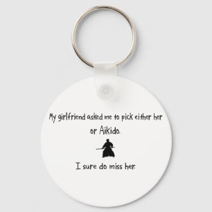 Pick Vriendin of Aikido Sleutelhanger