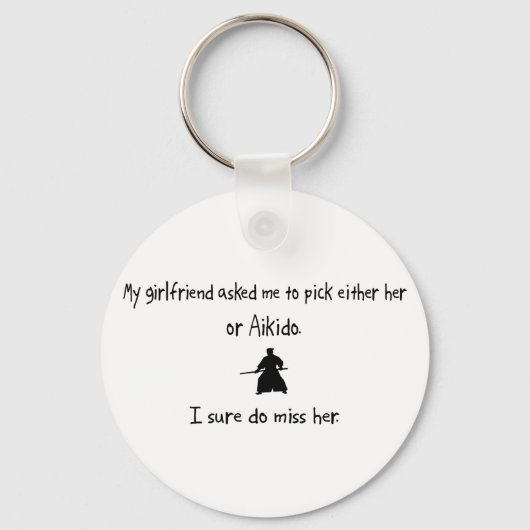 Pick Vriendin of Aikido Sleutelhanger (Voorkant)