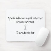 Pick Wife of Amateur Radio Muismat (Met muis)