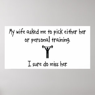 Pick Wife of Personal Training Poster