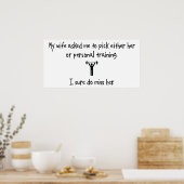 Pick Wife of Personal Training Poster (Keuken)