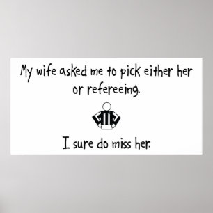 Pick Wife of Refereing Poster