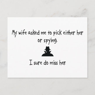 Pick Wife of Sping Briefkaart
