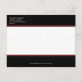 Pick-Your-Own-Color Afstuderen Briefkaart (Achterkant)