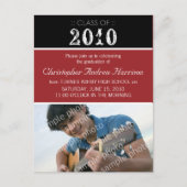 Pick-Your-Own-Color Afstuderen Briefkaart (Voorkant)