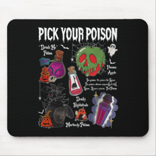 Pick Your Poison Halloween Party Spooky Muismat