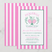 Pickball Cocktail Club | Drankjes en Drinken Kaart (Voorkant / Achterkant)