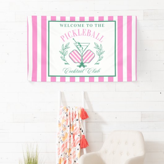 Pickball Cocktail Club | Drankjes en Drinken Spandoek (Insitu)