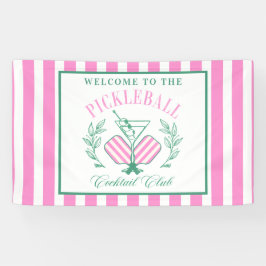 Pickball Cocktail Club | Drankjes en Drinken Spandoek