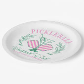 Pickball Cocktail Club Papieren Bordje (Gekanteld)