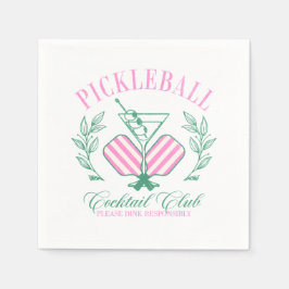 Pickball Cocktail Club Servet