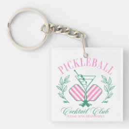 Pickball Cocktail Club Sleutelhanger
