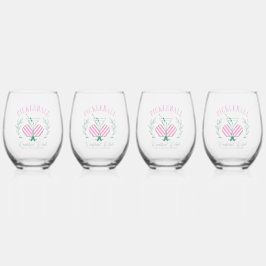 Pickball Cocktail Club Wijnglas Zonder Voet