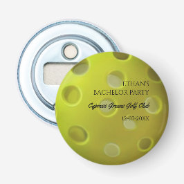 Pickebal verjaardagsfeest vrijgezellenfeest sport button flesopener