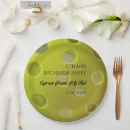 Pickeball verjaardagsfeest vrijgezellenfeest sport papieren bordje