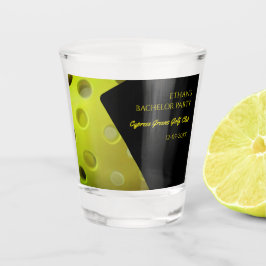 Pickeball verjaardagsfeest vrijgezellenfeest sport shot glas