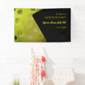 Pickeball verjaardagsfeest vrijgezellenfeest sport spandoek (Insitu)