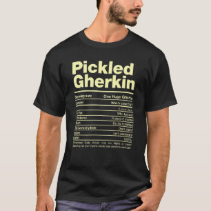 Picked Gherkin Nutrition Feit Hanukkah Joods F T-shirt