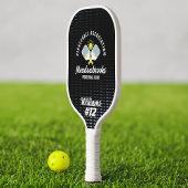 Pickelball Club Logo Aangepaste afspeelnaam en num Pickleball Paddle