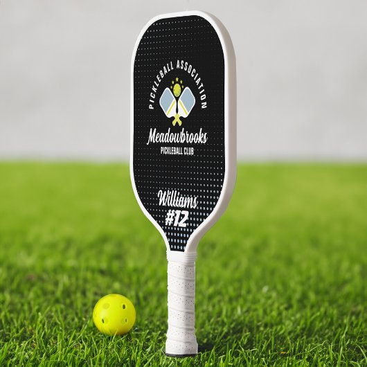 Pickelball Club Logo Aangepaste afspeelnaam en num Pickleball Paddle