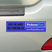 Pickens Plan - Kick the Habit Bumpersticker (Op auto)
