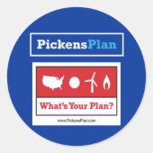 Pickens Plan Stickers (Voorkant)