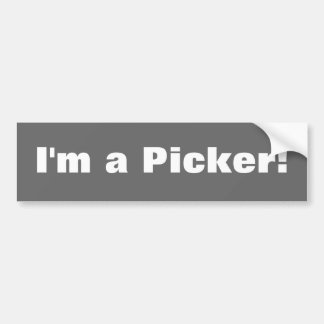 Picker American Bumpersticker Antiek Collector