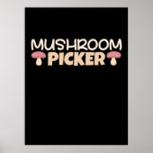 Pickers voor paddenstoelen poster (Voorkant)