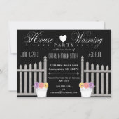 Picket Fence HouseWarming Party Uitnodiging (Voorkant)