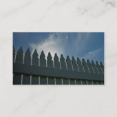 Picket fence visitekaartje (Achterkant)