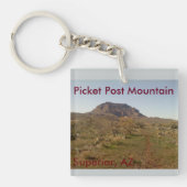 Picket Post Mountain, Superior Arizona Sleutelhanger (Voorkant)