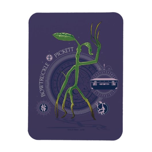 PICKETT™ de BOWTRUCKLE™ grafische kaart Magneet (Verticaal)