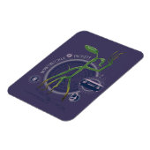 PICKETT™ de BOWTRUCKLE™ grafische kaart Magneet (Linkerzijde)
