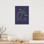 PICKETT™ de BOWTRUCKLE™ grafische kaart Poster (Keuken)
