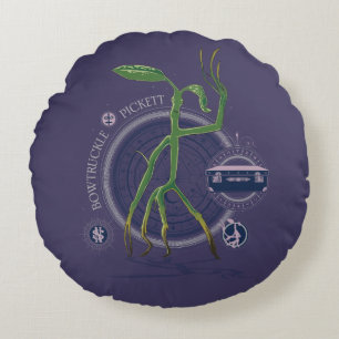 PICKETT™ de BOWTRUCKLE™ grafische kaart Rond Kussen